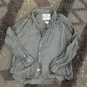 Frank & Eileen Charcoal Button-Up Shirt